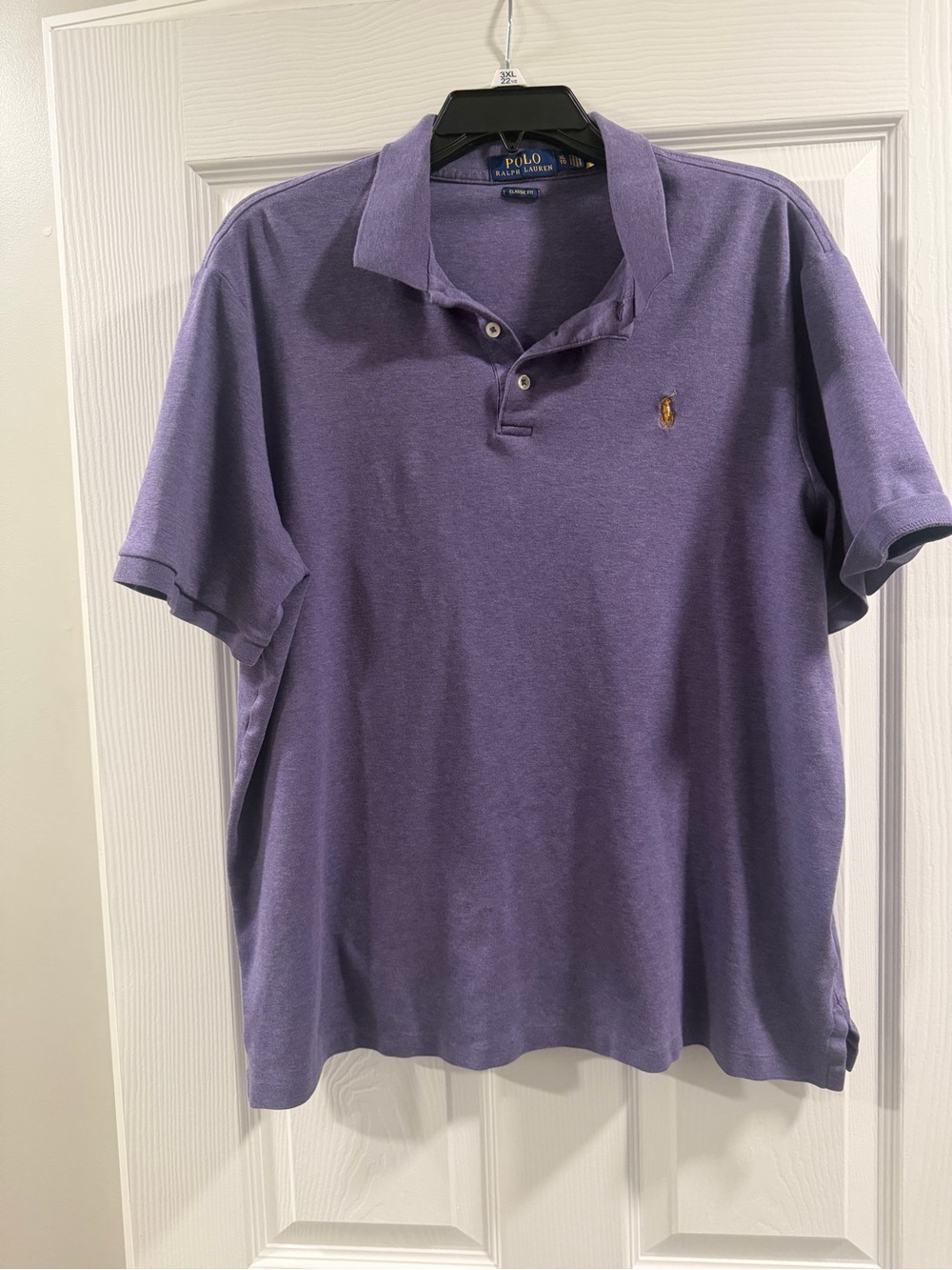 Ralph Lauren Men's Lavender Short-Sleeve Polo